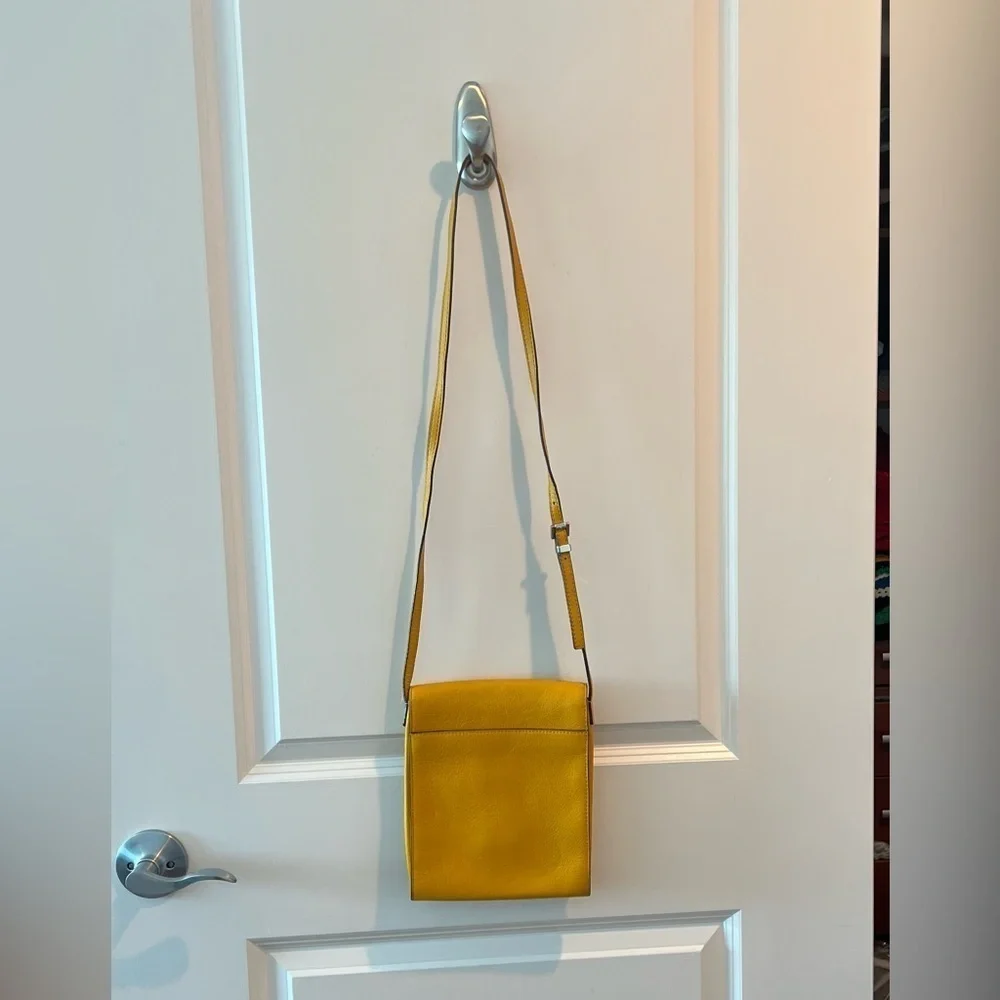 Michael Kors Yellow Crossbody Bag with Adjustable Strap